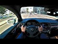 Volvo V60 Cross-Country Momentum Pro 245HP (Mild-Hybrid) - POV Test Drive. GoPRO car driving