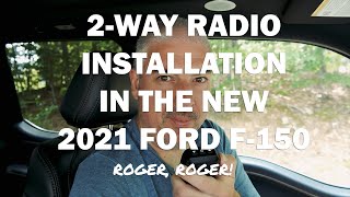 How to Install 2-way (Ham & GMRS) Radios in a 2021 Ford F-150