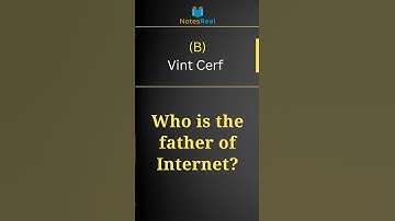 Who is the father of Internet?