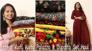 Amazon Anarkali Kurti Dupatta Set Designs | Party wear Wedding Outfits Haul & Review | Ranjana R