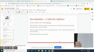 Exploring Probability Investigation #3: Spin the Spinner