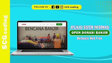 Aplikasi sistem informasi Open donasi banjir berbasis web free