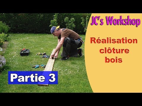 Comment poser une clôture bois sur une ancienne clôture, Partie 3 - #87