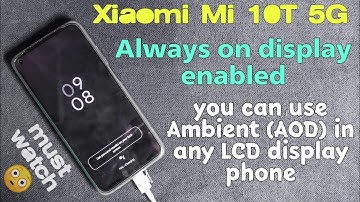Mi 10T 5G : How to enable always on display? you can use Ambient display 🔥, must watch full video😳
