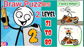 Draw puzzle 2 level 71 to 80 | Drawpuzzle2 | Hit Game | draw puzzles 2 draw puzzles2