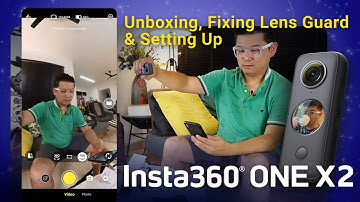 Insta360 OneX2 / 01 Unboxing, Lens guard & Setting up