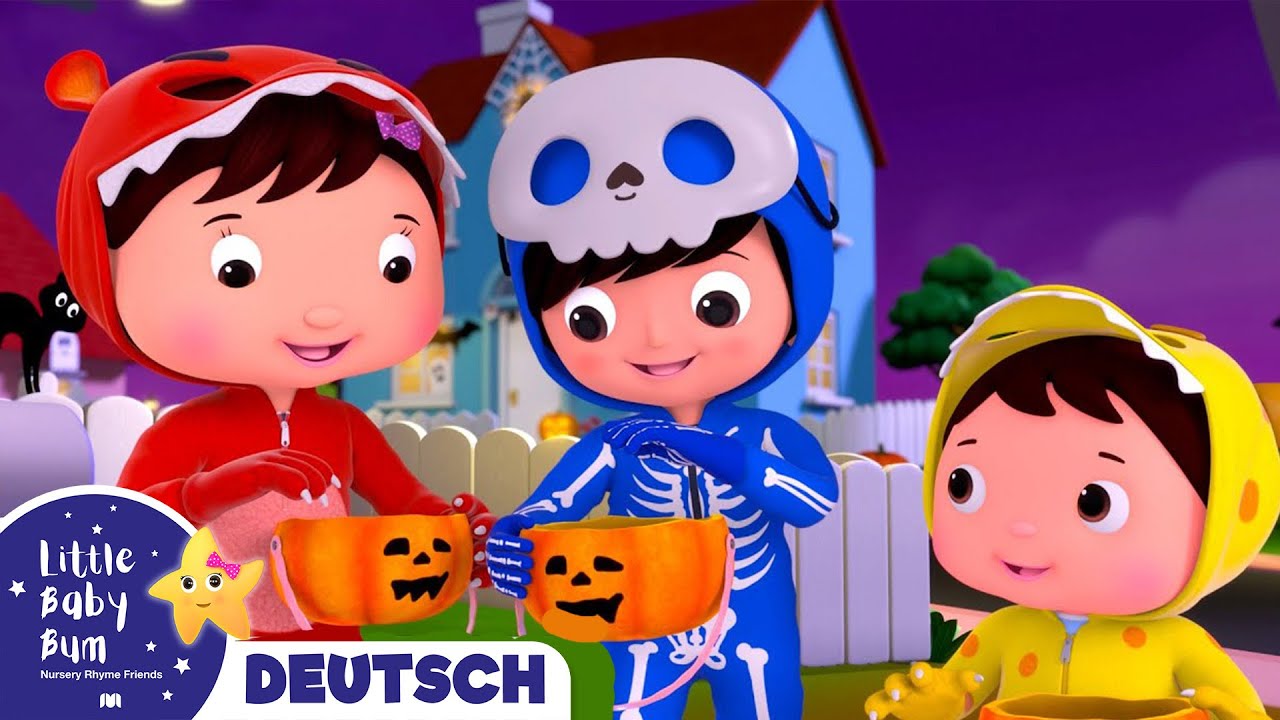 ⁣Halloween Verkleide dich! | Kinderlieder und Cartoons | Little Baby Bum | Moonbug Kids Deutsch