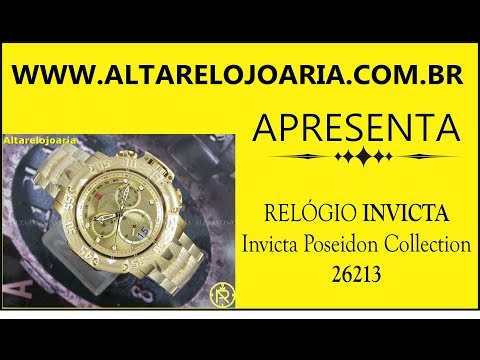 OSTENTAÇÃO DOS MARESInvicta Poseidon Collection 26213 SWISS MADEVIDRO SAFIRA ORIGINAL