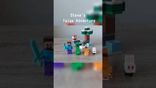 Lego Minecraft 21583 Steve's Taiga Adventure | Stop Motion Build