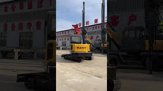 SANY DR-60 Mini Rig: 13m Depth, Zero Space Waste! DM us to learn more,WA:+86158 6623 7600 #drillrig