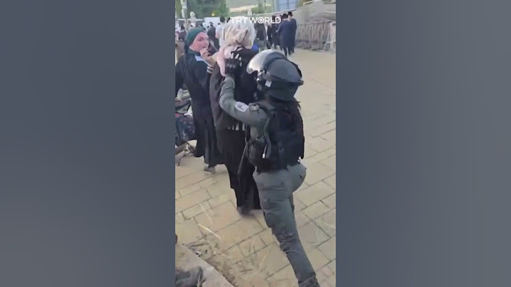 Clashes erupt between Israeli police and Jewish pilgrims