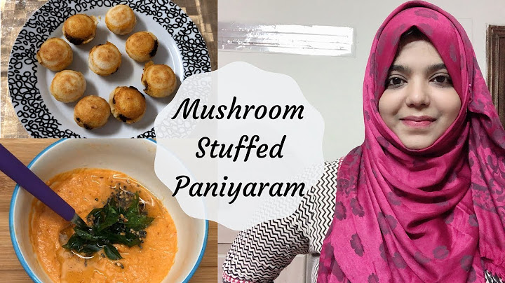 Mushroom Stuffed Paniyaram | Tomato Chutney | Mushroom Masala |South Indian Recipe | Kuzhi Paniyaram
