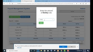 PHP Payroll Management System Project with Source Code
