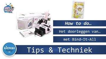 Hoe leg ik een album door met de Zutter Bind-It-All V2.0