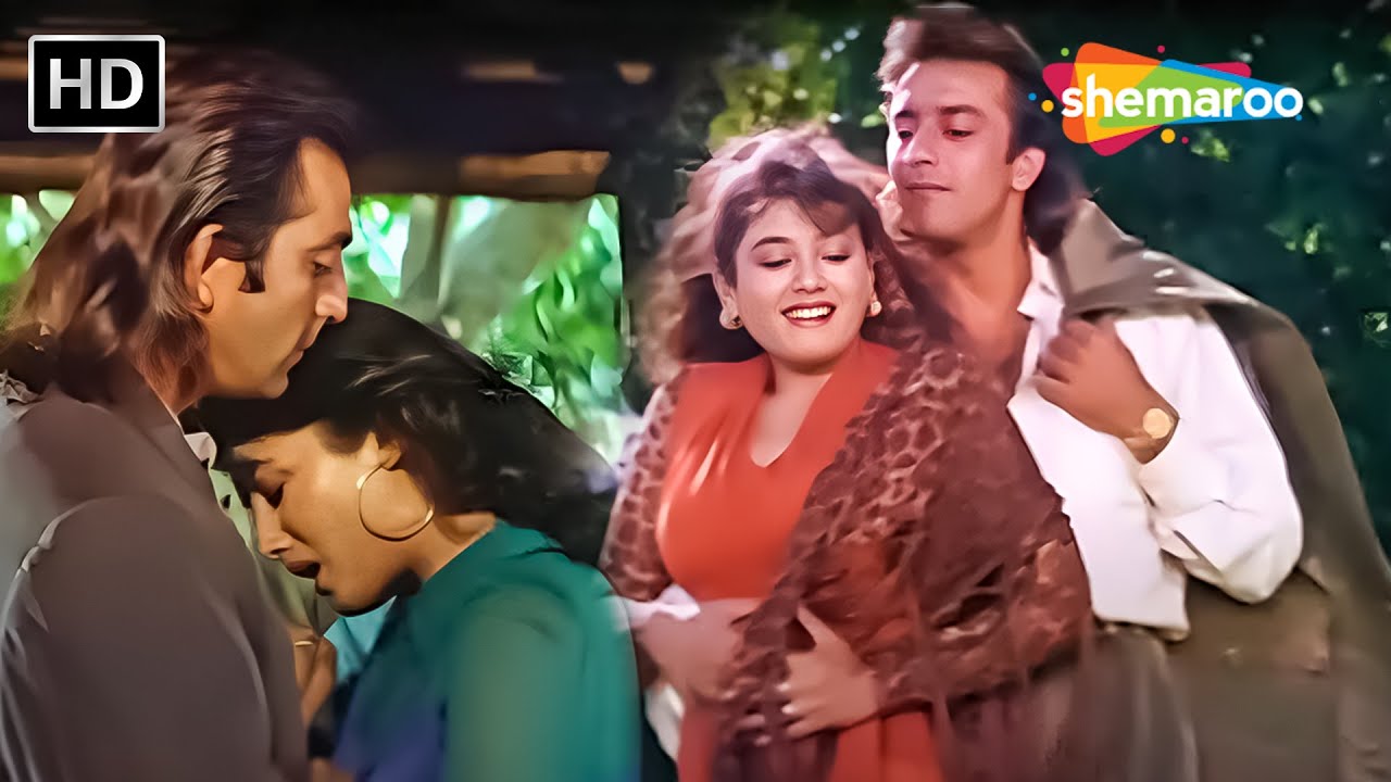Khate Hain Hum Kasam (HD) | Sanjay Dutt, Raveena Tandon | Aatish(1994) | Kumar Sanu | Romantic Songs