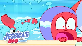 Pool School! 🏊💧 | Jessica's Big Little World | Cartoon Network