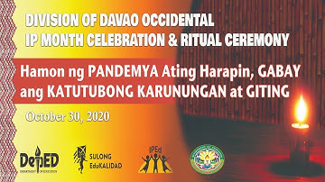 IP Month Celebration & Ritual Ceremony | DepEd Davao Occidental