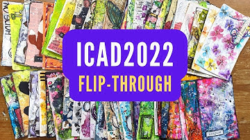 Flip-Through of #ICAD #ICAD2022 #DYICAD #DYICAD2022 Index Card A Day  | #flightyrambler
