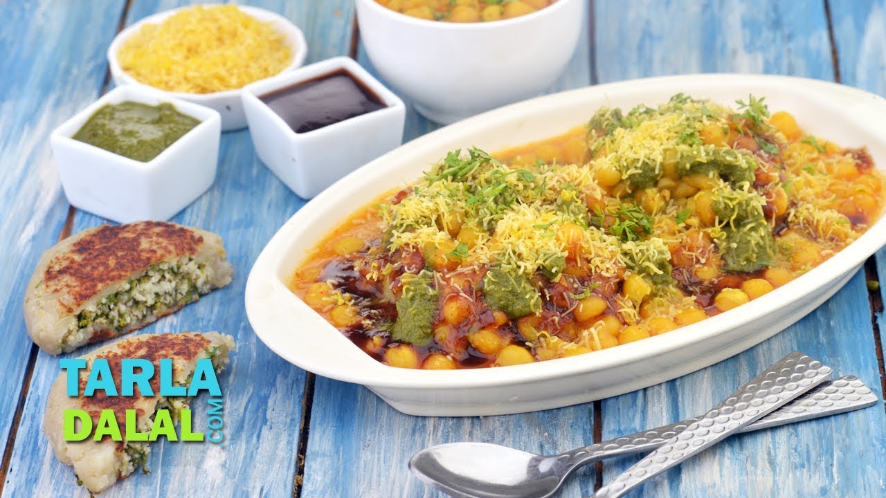 Stuffed Ragda Patties by Tarla Dalal