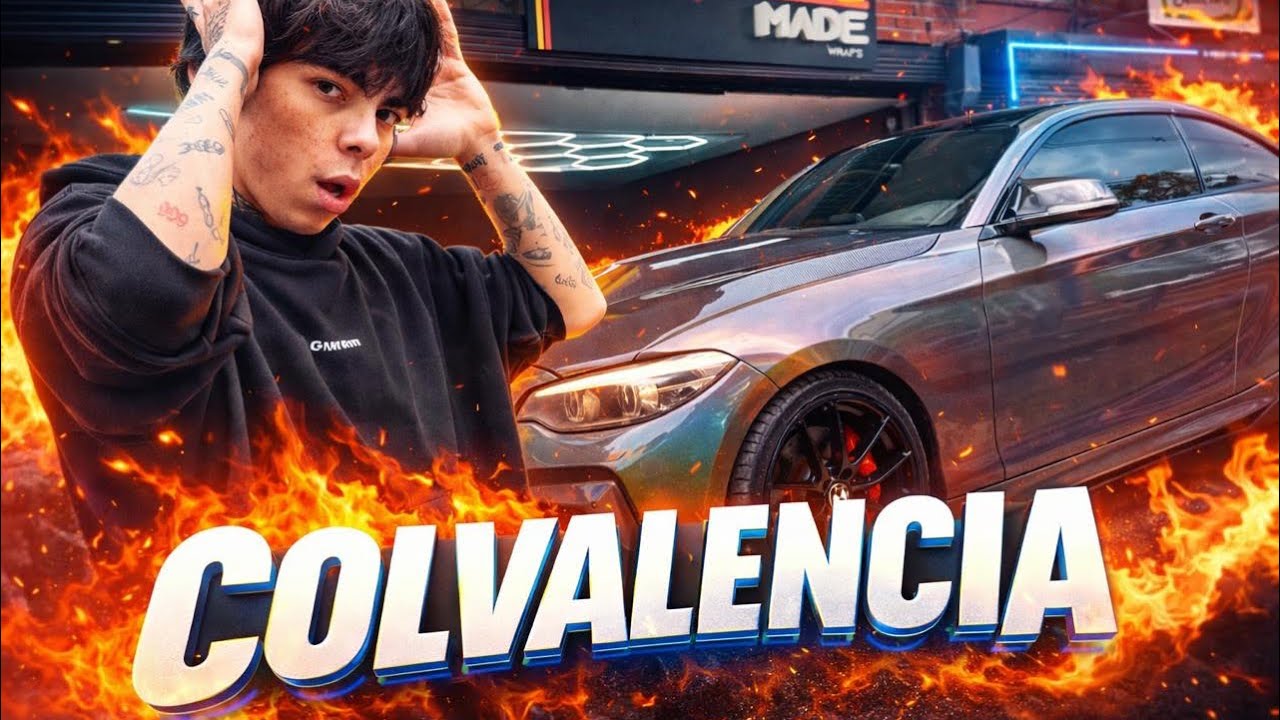 Un color que sorprende: así quedó el carro de Col Valencia 🔥