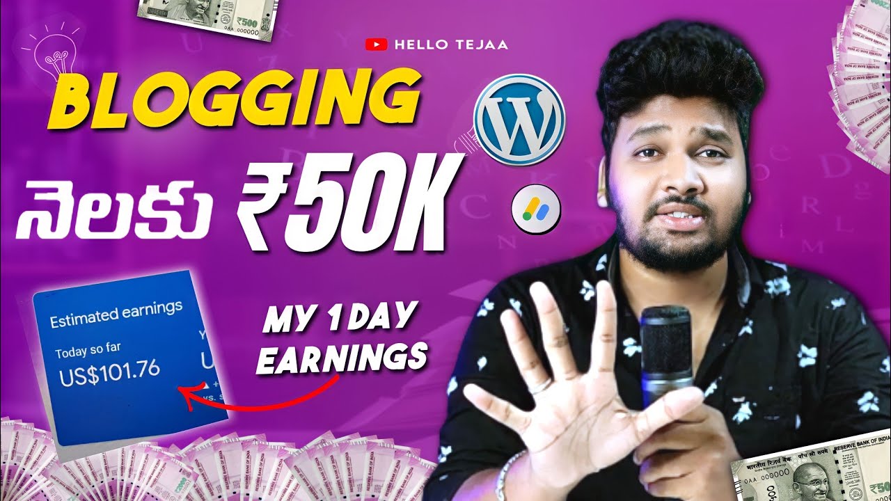 Earn Money Online through Blogging in 2023 - A Step-by-Step Guide for Beginners! | Hello Tejaa