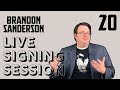 #20—Brandon Sanderson Live Signing Session