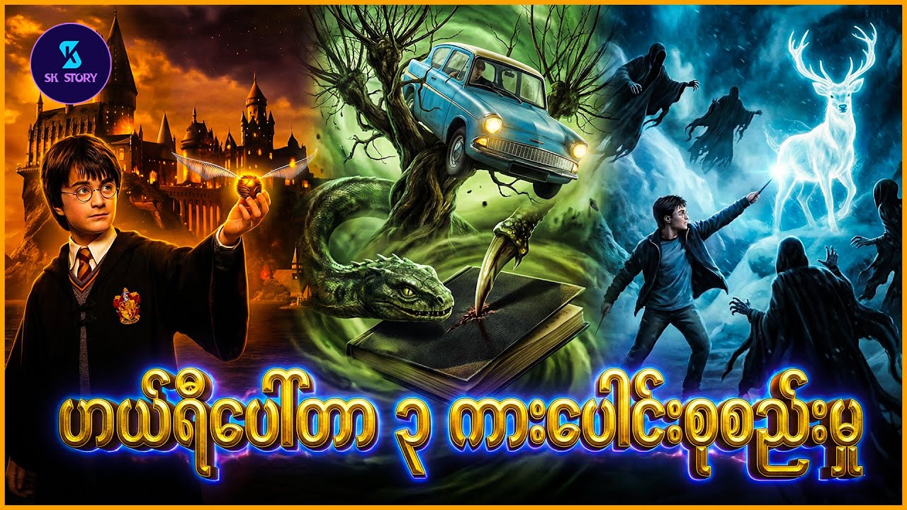 ဟယ်ရီပေါ်တာ ၁ကနေ၃ထိစုစည်းမှု- Recap by SK Story -