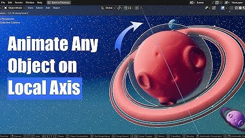 How to Animate an Object in Local Axis in Blender