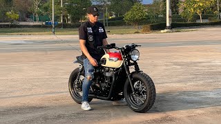 Triumph T100 สเตปล้อโต จัดทรงใหม่ 📌📌📌