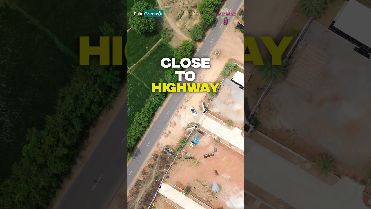 RGI Airport At Just 15 Mins Drive From Palm Greens Shadnagar | 