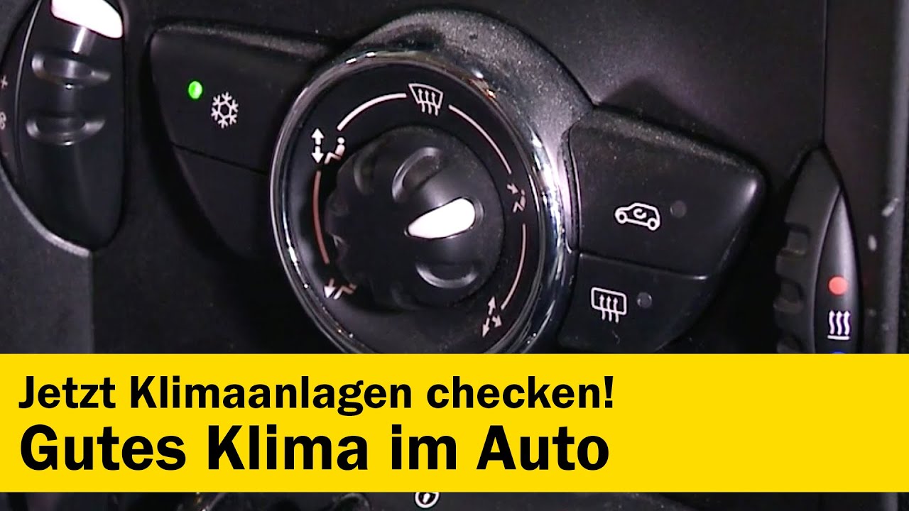 Klimaanlage im Auto richtig checken und warten