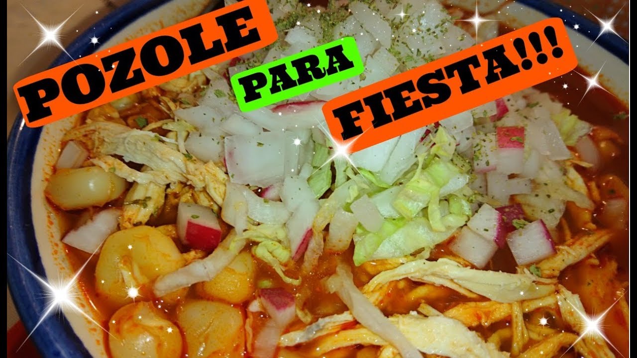 POZOLE PARA FIESTA CON SABOR A PUEBLO!!!