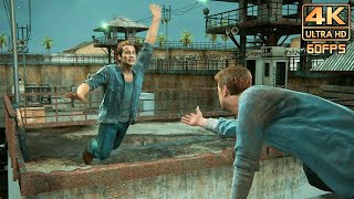 SAM Shot Dead While Escaping From Jail 😲|  UNCHARTED 4 Prison Break PC Gameplay Walkthrough |