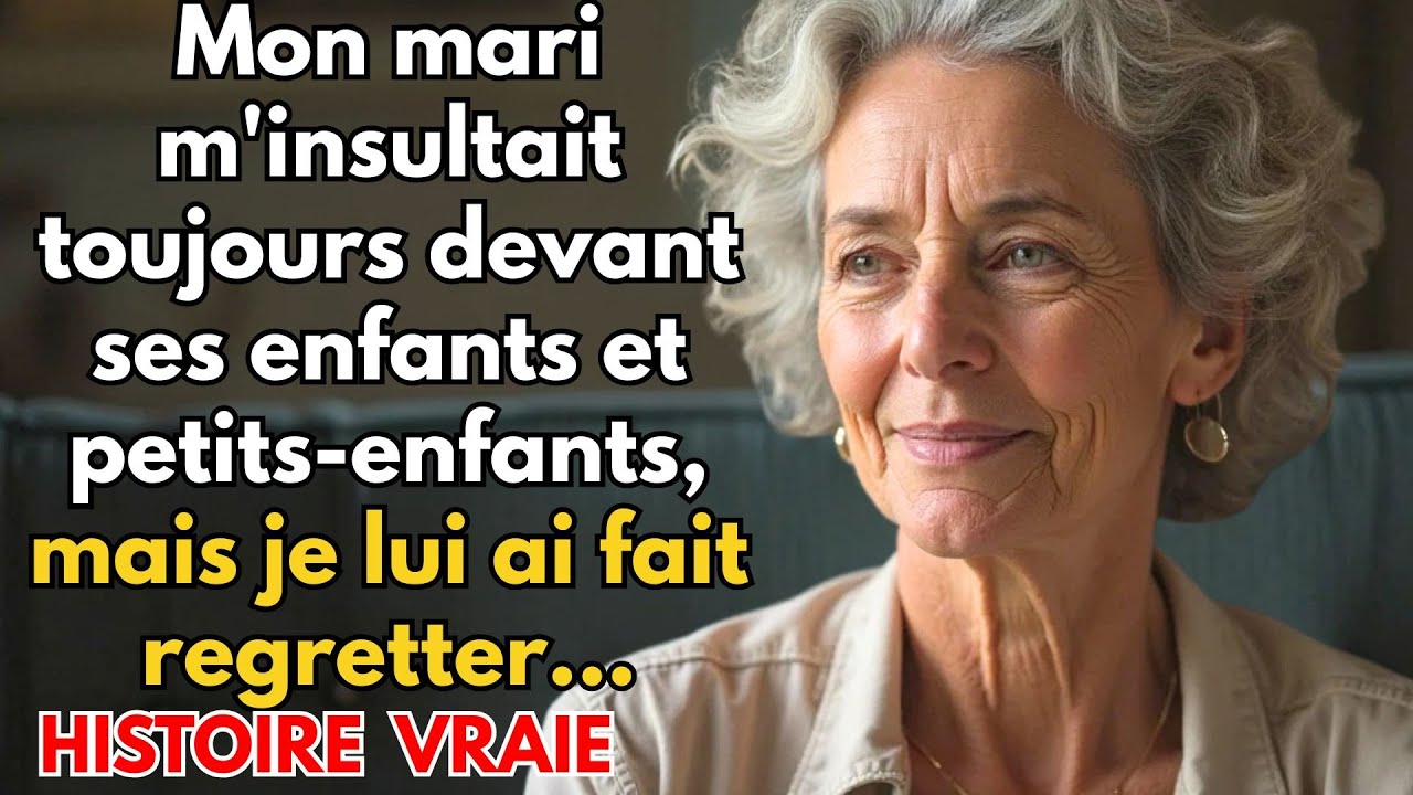 Histoire Vraie de Grand-mère à Quimper 👵💔 Mon mari m'insultait toujours devant ses enfants et..