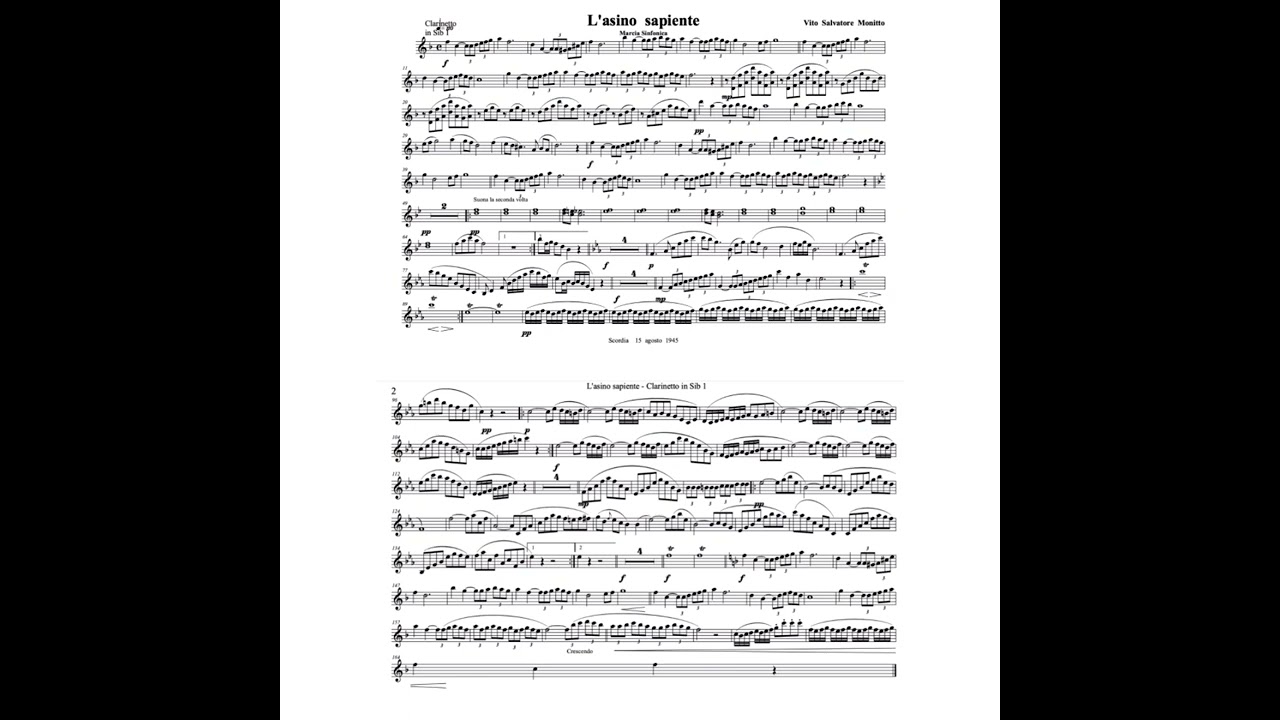 L'Asino sapiente - Vito Salvatore Monitto (Marcia sinfonica)