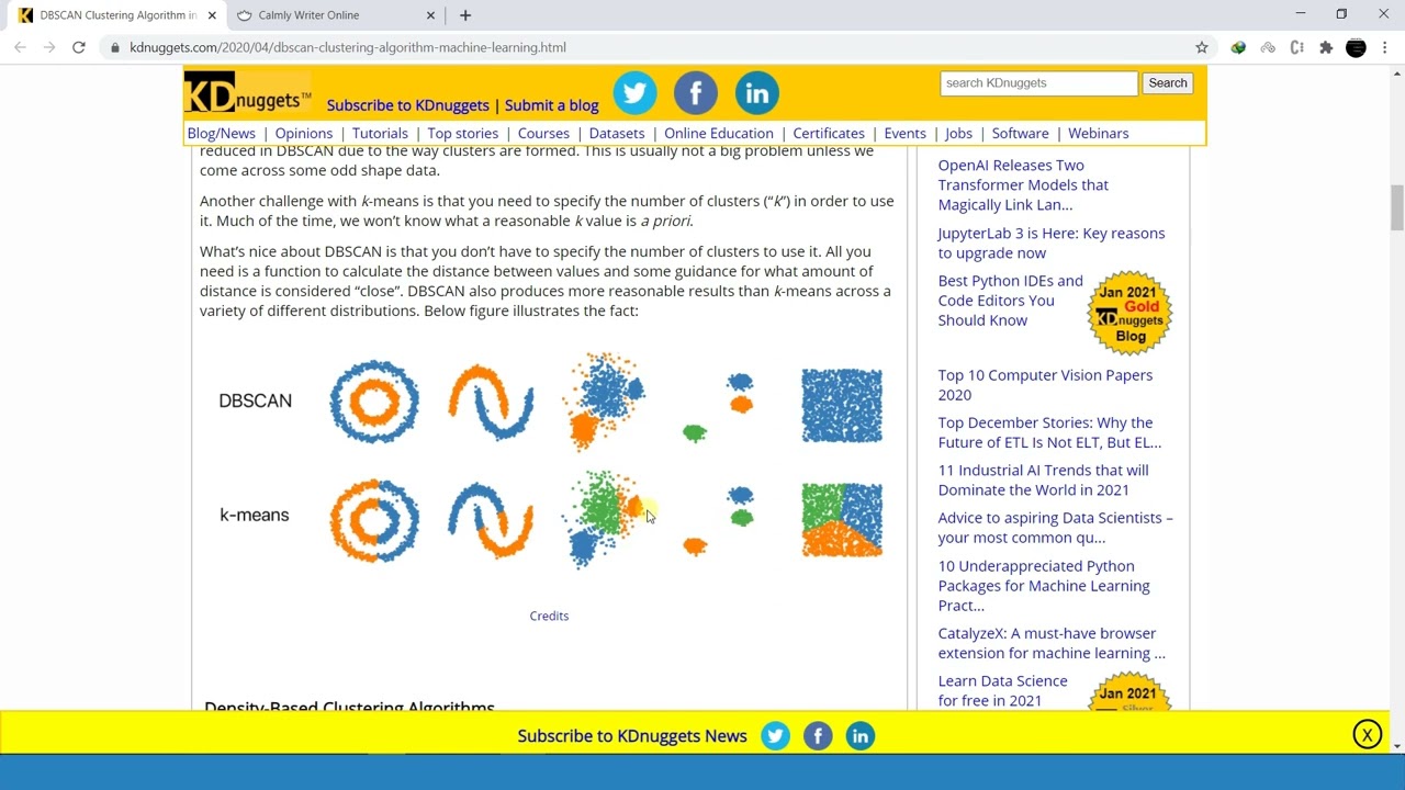10. Machine Learning - Clustering - DBSCAN Clustering