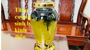 Rượu sâm ô linh tăng cường sinh lý cực mạnh