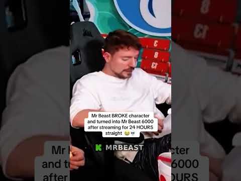 Mr Beast BROKE Character And Turned Into Mr Beast 6000 After Streaming For 24 HOURS Straight