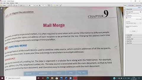 Ch-9(Mail Merge)