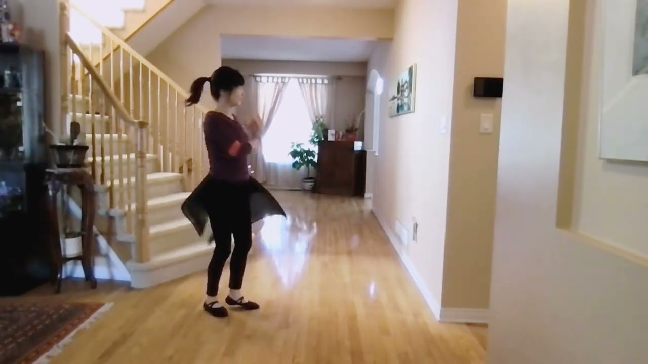 古典形体舞《相思遥》背面示范