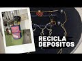 Joyero y depósito decorativo con envases reciclados