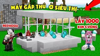 MỀU CHẾ TẠO THÀNH CÔNG MÁY GẮP THÚ SIÊU VIP ĐỂ TROLL REDHOOD TRONG MINECRAFT*MÁY GẮP THÚ MINECRAFT