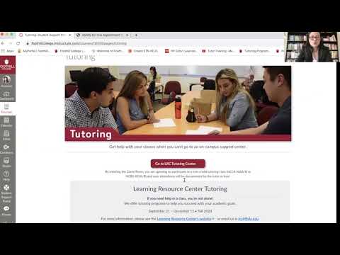 Introduction To The Learning Resource Center Tutoring Program