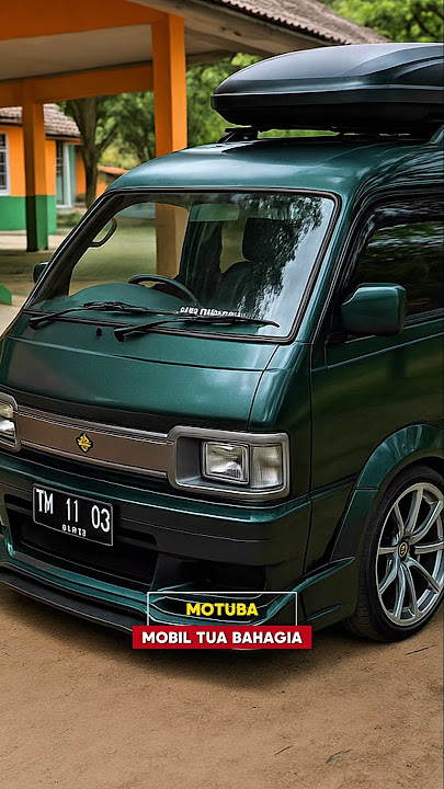 Makes you stare, this old car after being modified by Ai #suzukicarry #modification #oldcar