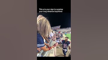 This is a sign to surprise your long distance boyfriend #longdistancerelationship #football #shorts