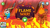 Adventure Time: Elemental – Flame War – Fiery Fight with Flame King (Cartoon Network Games)