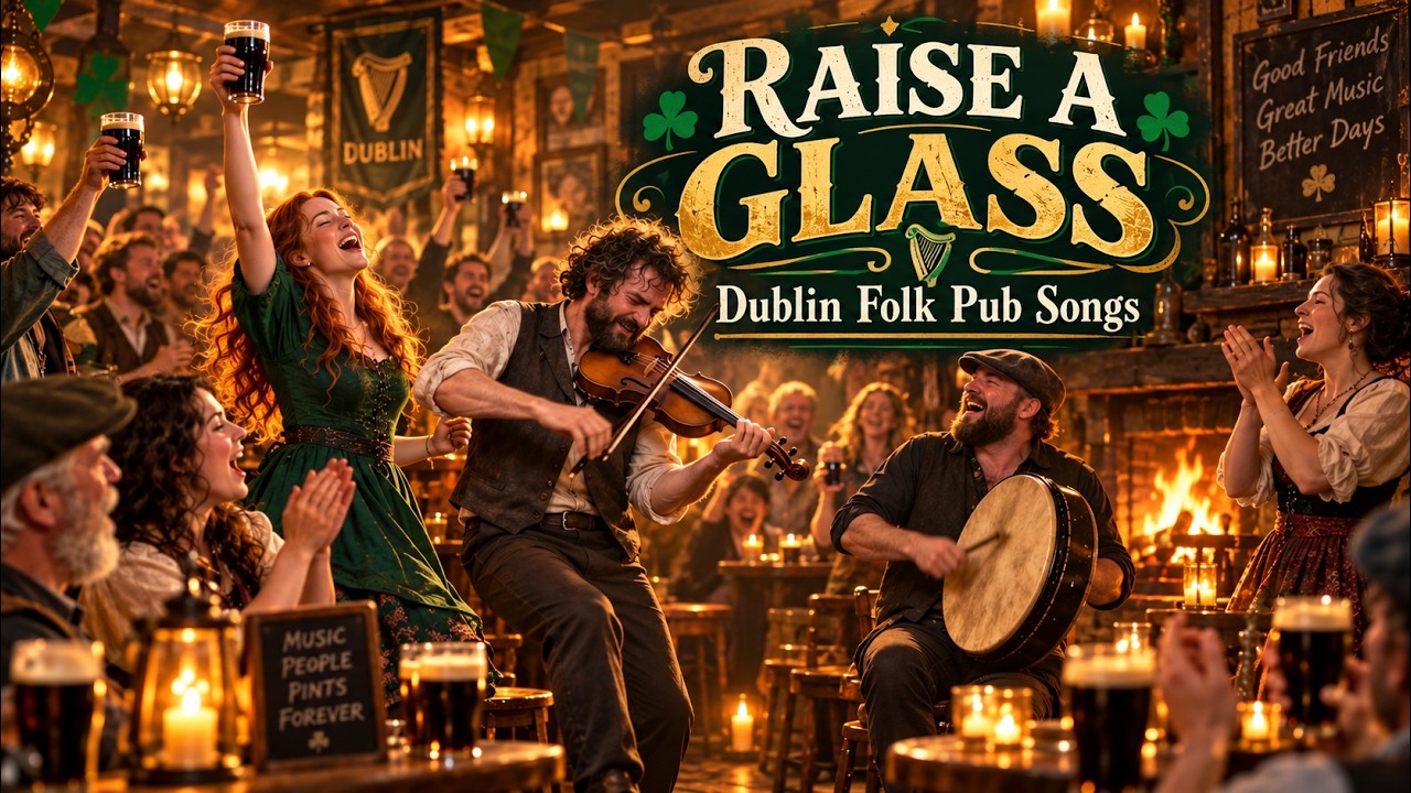 確認用Dublin Pub Songs　アイルランド音楽 🍺 Dublin Pub Songs ☘️ Irish Folk Music & Drinking Songs | Raise