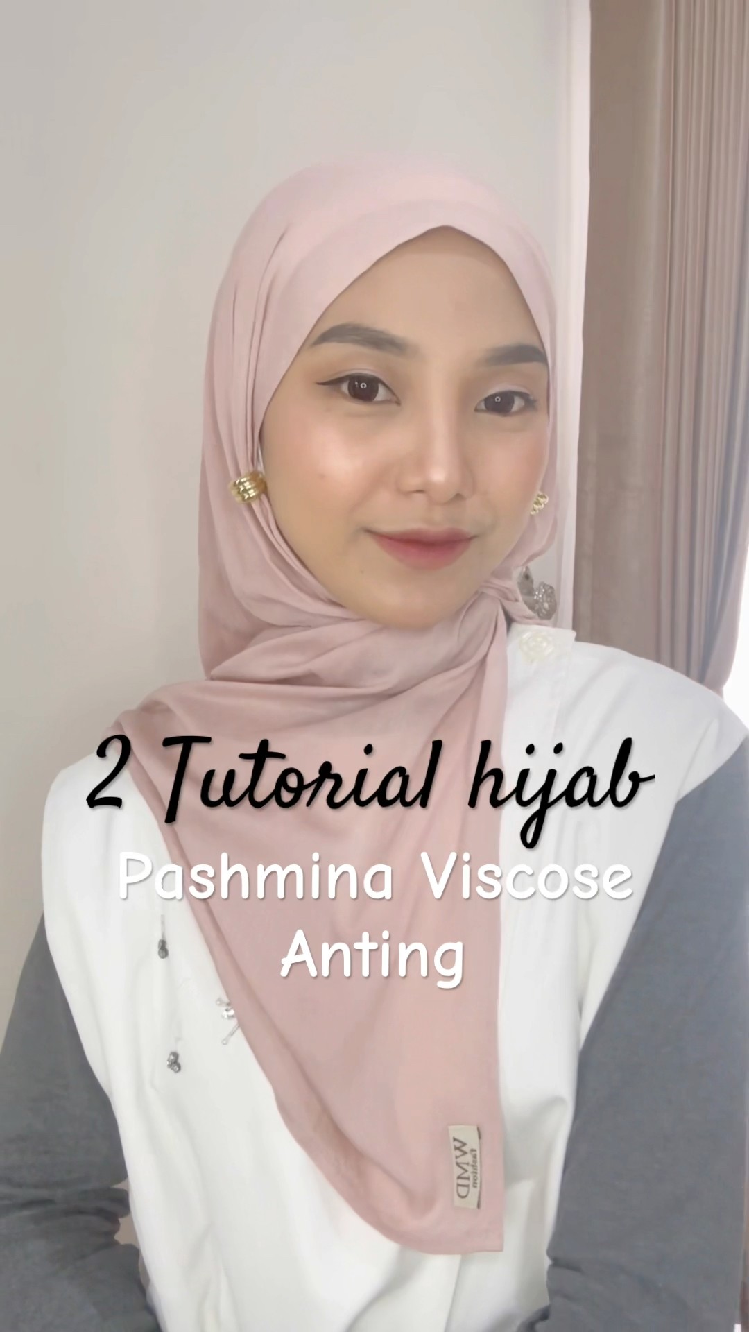 anting hijab pashmina