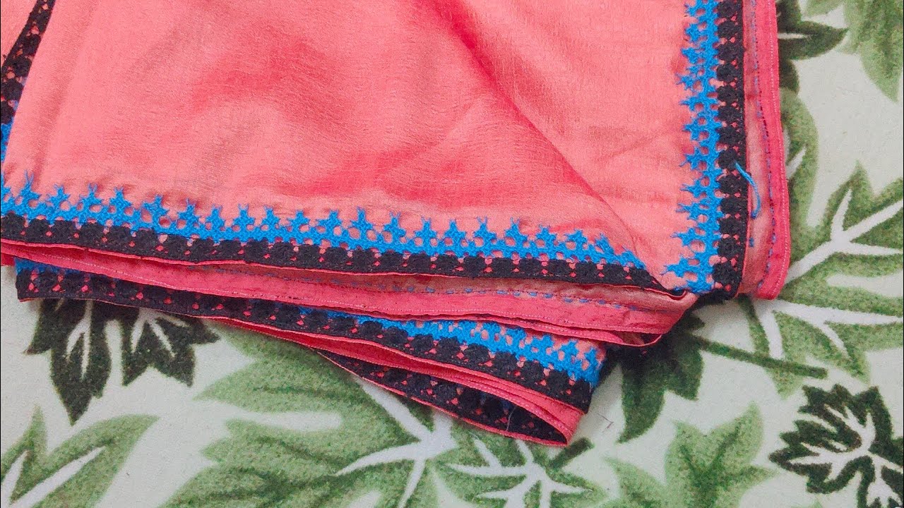 sindhi stitch saree