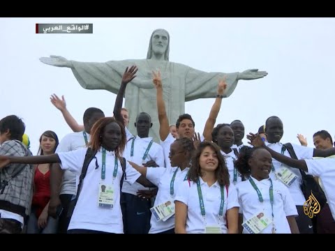 فريق اللاجئين يخطف الأضواء بريو دي جانيرو